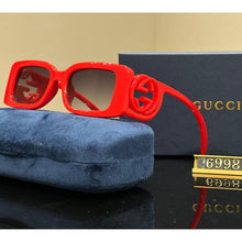 Carregar imagem no visualizador da galeria, Óculos de Sol Feminino Premium Retangular Moda Vintage