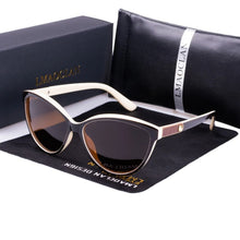 Carregar imagem no visualizador da galeria, Óculos de Sol Feminino Polarizado Moda Vintage