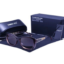 Carregar imagem no visualizador da galeria, Óculos de Sol Feminino Polarizado Cristal de Luxo