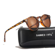 Carregar imagem no visualizador da galeria, Óculos de Sol Feminino Redondo Polarizado Moda Vintage
