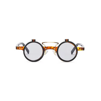 Preto/Tartaruga com Lentes Cinza