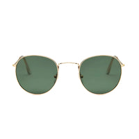 Dourado com Lentes Verdes